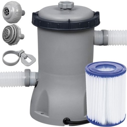 Poolpump med Filter - 2006l/h