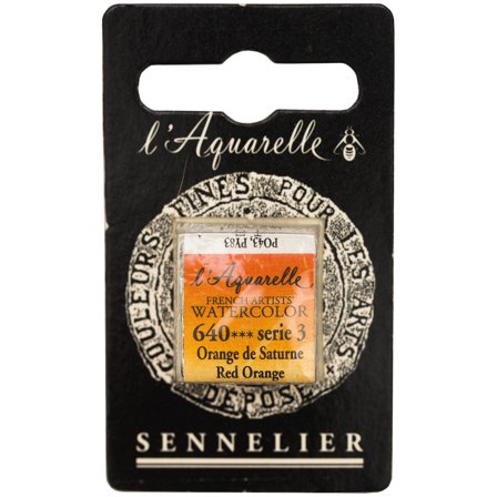 Sennelier l'Aquarelle Aquarellfarbe Halbschale Permanent Magenta 680 (Preisgrupp