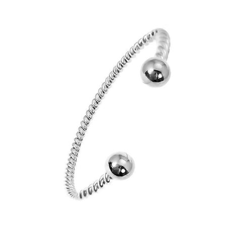 Kabelvridet Armband Öppet Armband Justerbart Armband