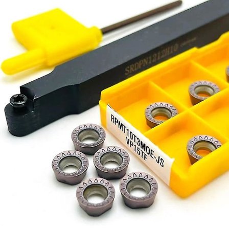 Slinx Srdpn1010h10 Srdpn1212h10 Drejeværktøjs Holder Boring Bar Srdcn CNC Eksternt Værktøjs Holder + 10 stk Rpmt10t3mo Drejeværktøj