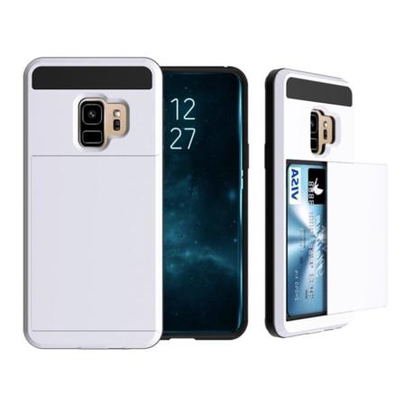 Samsung Galaxy S9 Plus korttipaikallinen suojakuori - Valkoinen White