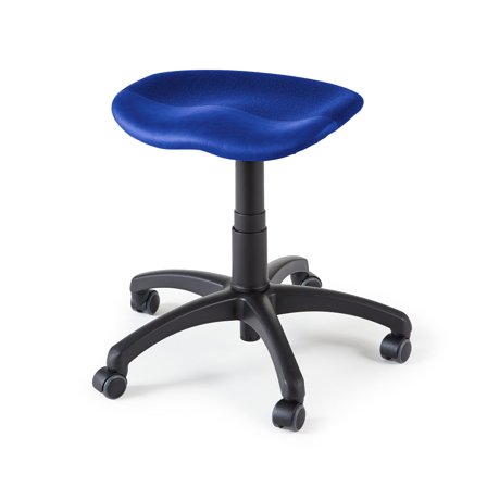 Sattelstuhl TYRA, blau