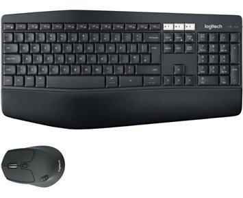 Logitech MK850 Performance Wireless - MK850 Performance trådlösa tangentbord med rundad mus