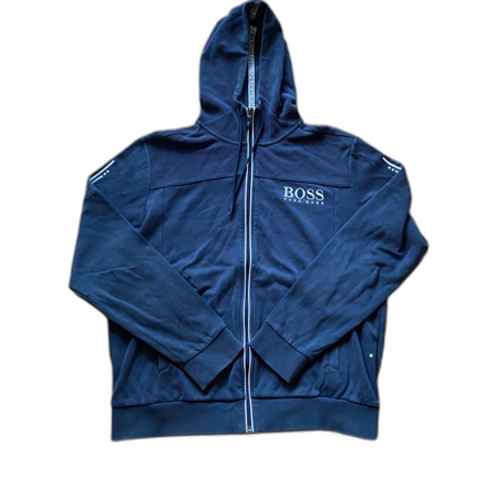 Blå hoodie från Hugo Boss