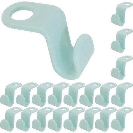 Tøjstangskrogforbindelser, Crday Blå Plastik Tøjstangskrog Frakke Hængekrog