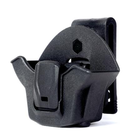 Käsirautakotelo vyöllä Kulutusta kestävä taktinen käsirautakotelo pikalukituksella 8,6*2,8* 9,8cm musta