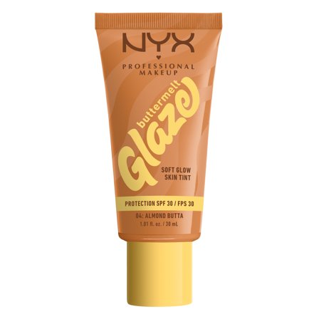 Nyx Professional MakeUp Buttermelt Glaze 04 ALMOND BUTTA 30ml - Fondotinta crema