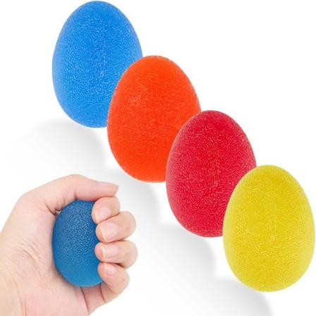 4 stk Gel Håndballer, Håndterapi Klemøvelse Stressballer Finger Håndledd for Artritt Hånd, Grip Styrke og Stressavlastning