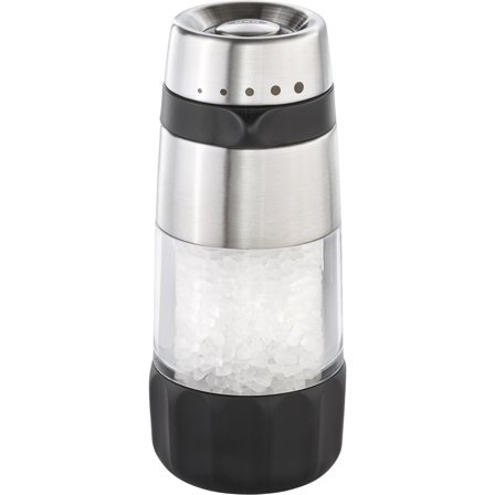 Oxo Saltkværn 14 cm - Klar, sort og stål | KitchenOne