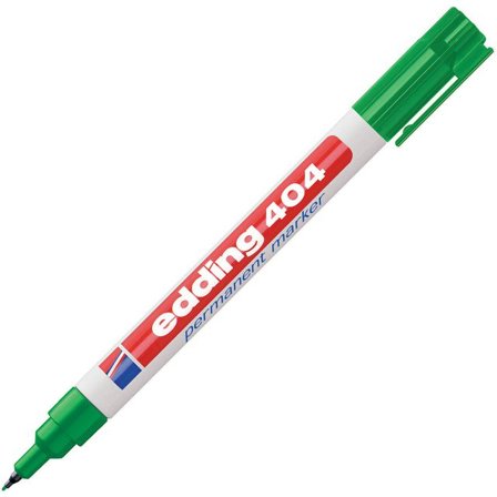 EDDING Märkpenna Permanent 404, extra tunn kulspets, 0,75 mm linjebredd, grön - Lyreco - Kontorsmaterial - Pennor - Märkpennor - Rund spets