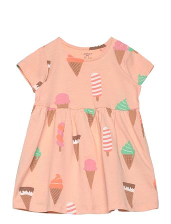 Dress Short Sleeved Icecreams Dresses & Skirts Dresses Casual Dresses Short-sleeved Casual Dresses Pink Lindex