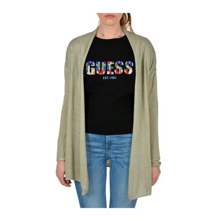 Guess Long Vest , Grijs , Dames , Maat: S Vesten