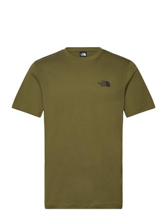 M S/S Simple Dome Tee Sport T-shirts Short-sleeved Khaki Green The North Face