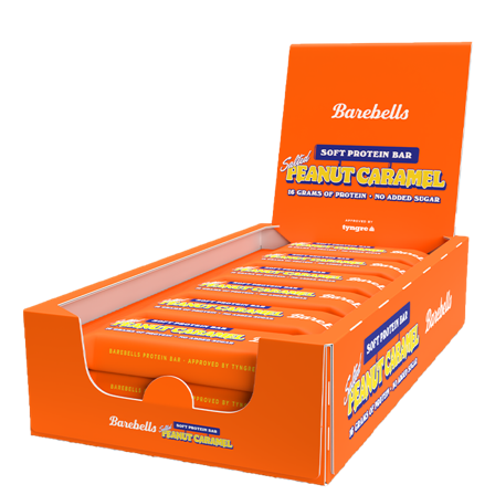 Proteinbars 12 x Barebells Soft Protein Bar 55 g, Salted Peanut Caramel - Bodyman.dk