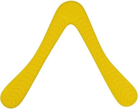 Fiboo m Boomerang 28 cm Gul