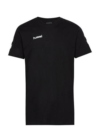 Hmlgo Cotton T-Shirt S/S T-shirts Short-sleeved Svart Hummel