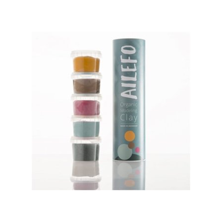 Organic Play Clay Basic Colors, Small Tube - Ailefo