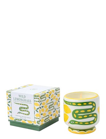 Duftlys Adopo, Slange - Vild Citrongræs Patterned Paddywax