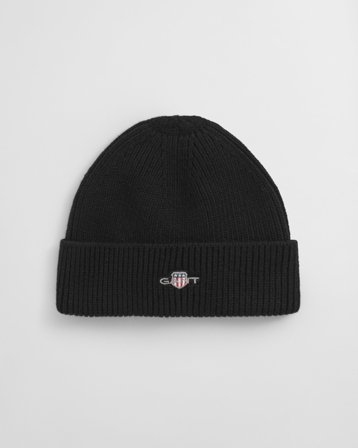GANT Kinder Beanie (S-M) Schwarz
