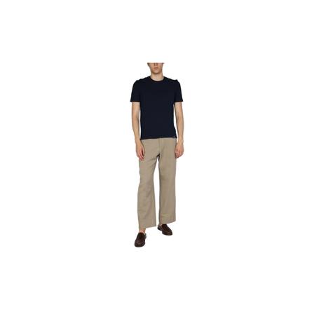 Drumohr, T-Shirt With Logo Blauw, Heren, Maat:M