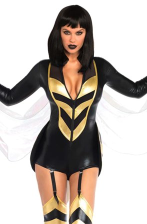 Leg Avenue Hornet Wasp Honey L Roolileikki & naamiaiset