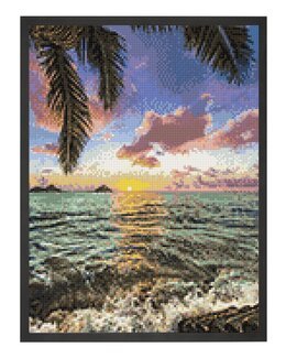 Diamond painting Sonnenaufgang - WizardiArt