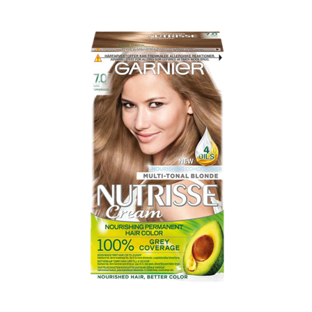 Garnier Nutrisse Permanent Nourishing Hair Color Nivå 3 Hårfärg Dam Beige ONESIZE