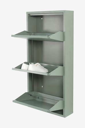 Spinder Design - Skoskab Billy 3 - Grøn - Skoskabe - Fra Homeroom