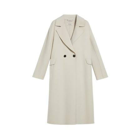 Max Mara Double-Breasted Coats inbo, Dame Uldfrakker