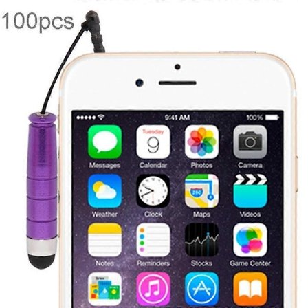 100 stk Mini kapasitiv styluspenn for iPhone / iPad