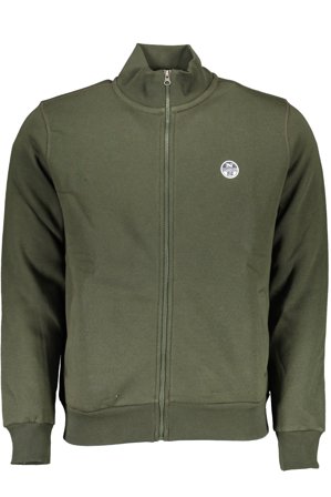 North Sails Felpa Con Zip Uomo Verde