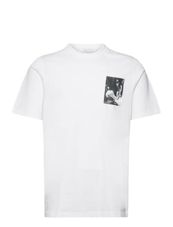 Adv Floral Tee T-shirts Short-sleeved Hvit Adidas Originals*Betinget Tilbud
