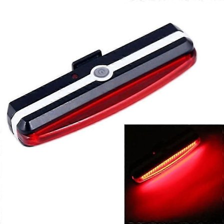 Cykellygte USB Genopladelig Cykel Forlygte Baglygte Vandtæt Cykel Forlygte