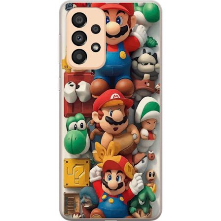 Kompatibel Mobilcover til Samsung Galaxy A33 5G Super Mario Ikonisk Karakter Kollage