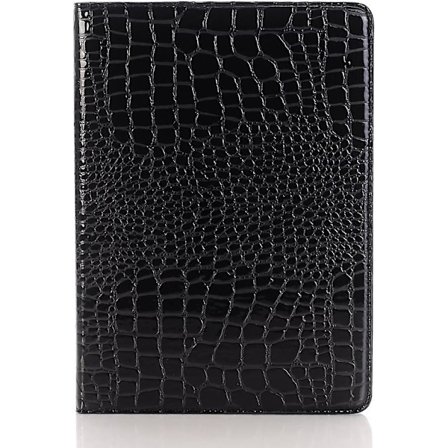 iPad 9. 8. 7. Gen 10,2 tommer etui til kvinder, iPad Air 3./iPad Pro 10,5 tommer etui, DMaos Krokodille Syntetisk Læder - Sort