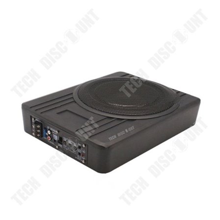 Subwoofer bil - TECH DISCOUNT - 8 tommer - 600W - Ultra-tynd - Aluminiumlegering