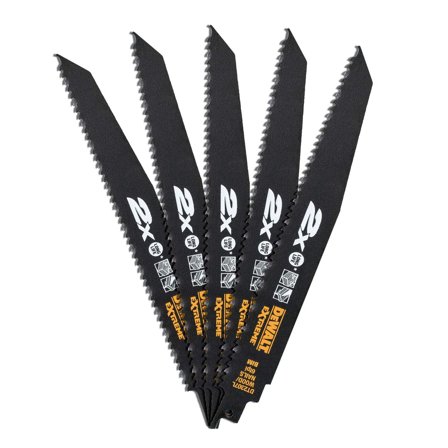 Dewalt DT2307L-QZ Tigersågblad 6 TPI, 5-pack, Såga