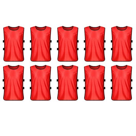 Jalkapallo Koripallo Harjoitusliivi Scrimmage Joukkueen Harjoitusliivit Pinnies Pelipaidat Nuorille Aikuisille Jalkapallo Lentopallo Urheilu Punainen 