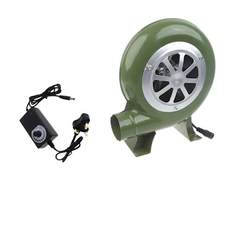 BBQ Ventilator Elektrisk Blæser UK Adapter til Kulild Smedjer Blæser