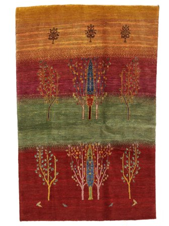 Orientalisk Gabbeh Matta 127X202 (Ull, )