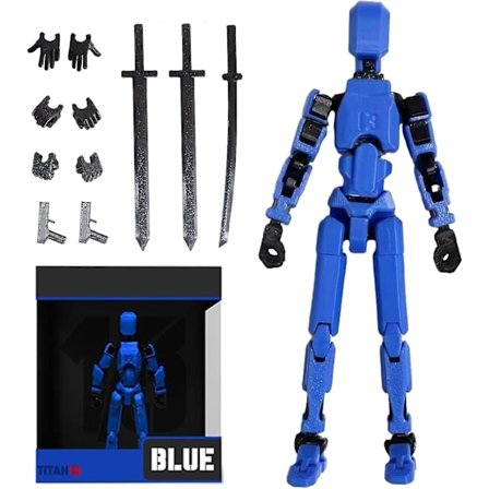 T13 Actionfigur, Titan 13 3D-trykt Actionfigur, Lucky 13 Actionfigur, Nova 13 Actionfigur Dummy 13 Actionfigur