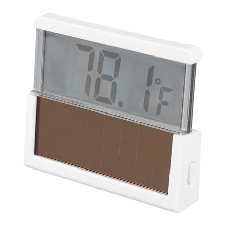 Solcellsdriven Digital Akvarietermometer med Transparent LCD-Skärm Hög Noggrannhet för Fisktank