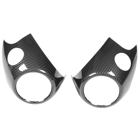 Kolfiberstil Sidoluftkonditioneringsuttag Ram Trim Ersättning för Clubvan Crossover Cooper