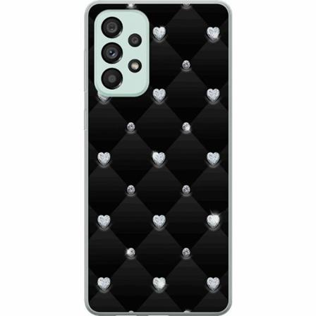 Samsung Galaxy A73 5g Mjukt Skal - Diamant Hjärta