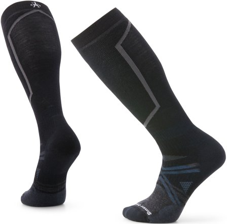 Smartwool Ski Full Cush OTC pitkävartiset merinosukat, musta - Hiihtosukat