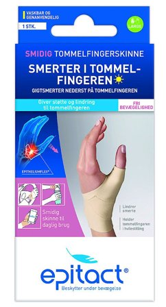 Epitact Smidig Tommelfingerskinne Venstre/L, Medicin & Pleje, Støttebind, Tommelfingerstøtte