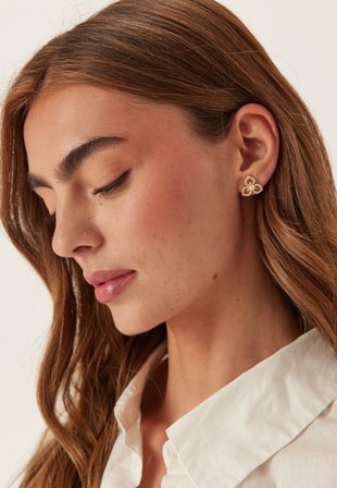 LILY AND ROSE - Elise Earrings - Ivory Pearl - Gold