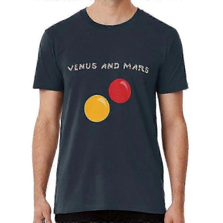 Venus og Mars - albumcover Crew Neck T-shirt London Town Ringo Starr Paul McCartney Wings