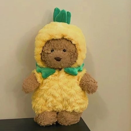 Ananas Onesie, 28cm Barcelo Björn Kläder Plysch Dockkläder Björn Babykläder (Endast Kläder)