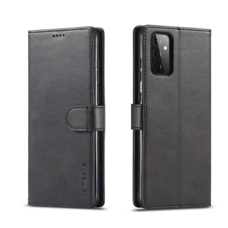 Samsung Galaxy A72 - Lc.imeeke Läder Fodral - Svart Black Svart